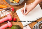 easy wellness habits to follow daily